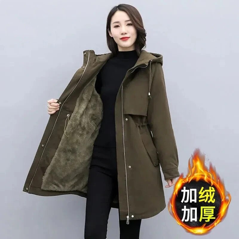 Zipper Female Basic Coat