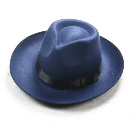 Jackson hat with wide brim for men and women stage English style hat