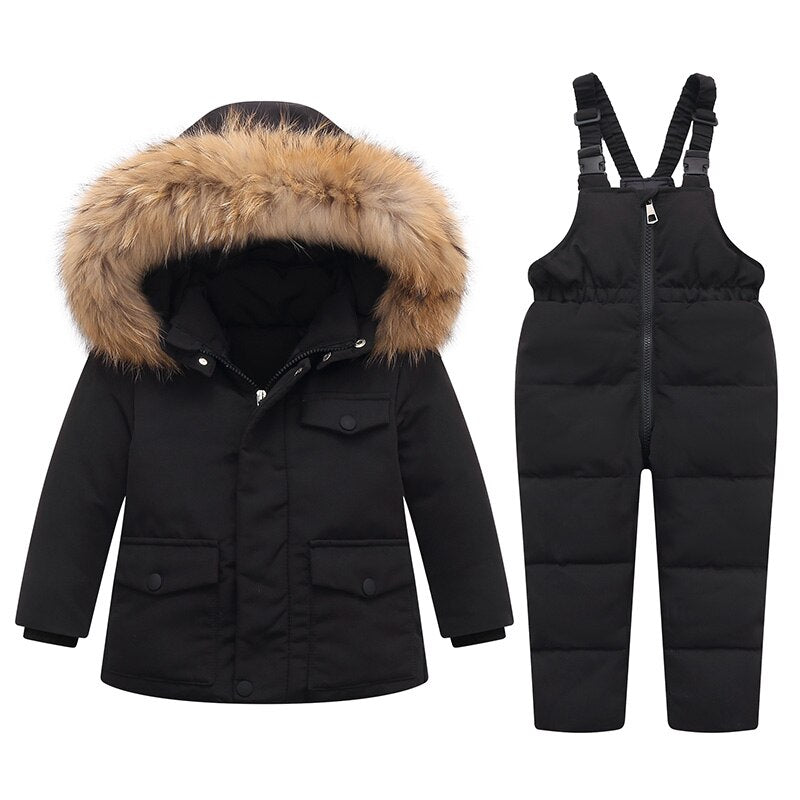 Children Girls Down Jacket Set