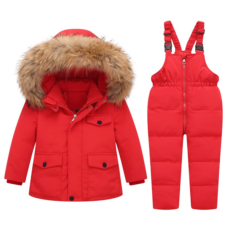 Children Girls Down Jacket Set