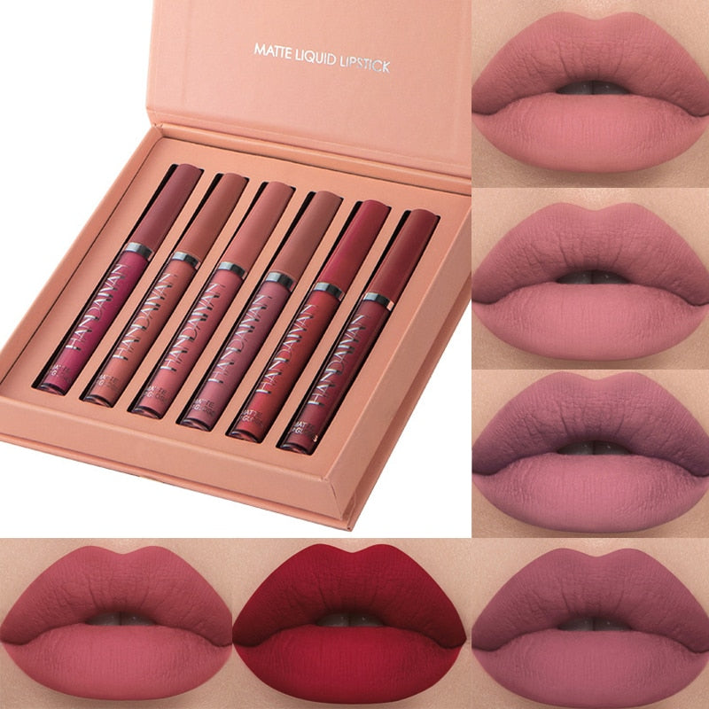 Waterproof Lipstick 6PCS/Set