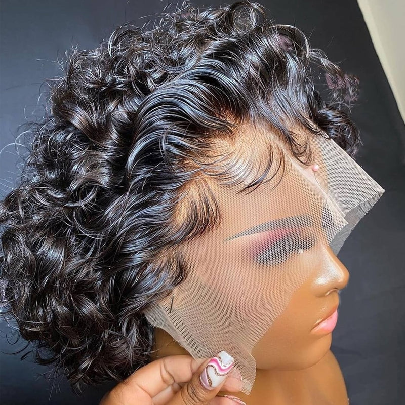 Women Deep Wave Human Hair Wig