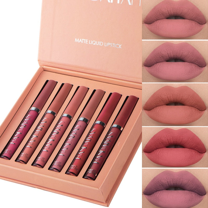 Waterproof Lipstick 6PCS/Set