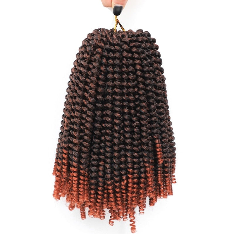 Spring Twist Hair 8 Inch Hair Women