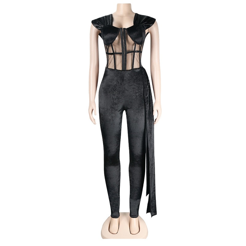 Womens See-Through Jumpsuits