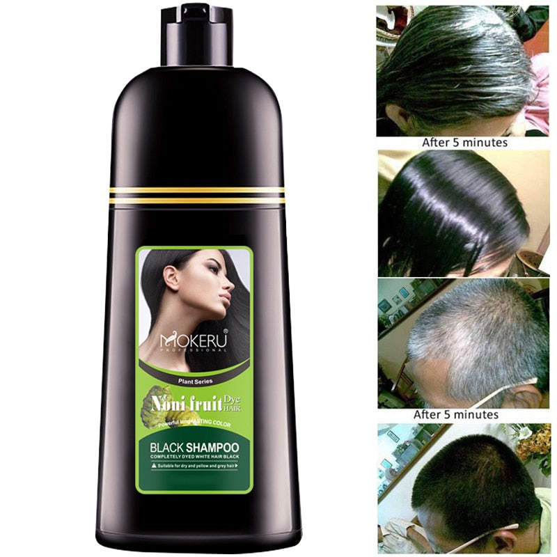 Black Hair Color Dye Shampoo