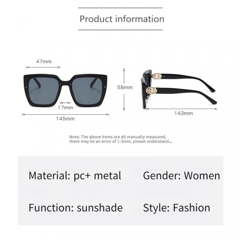 Fashion Large Frame Sunglasses