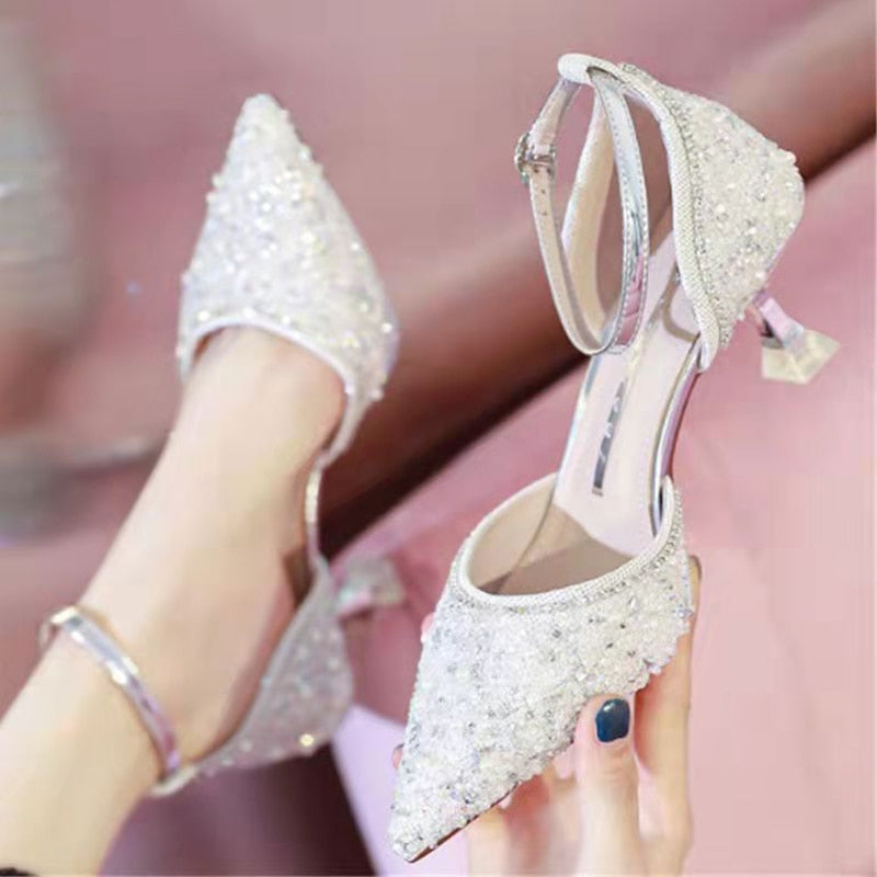 Ladies Luxury Pointed Toe Pumps