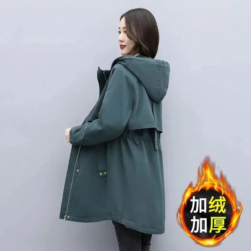 Zipper Female Basic Coat