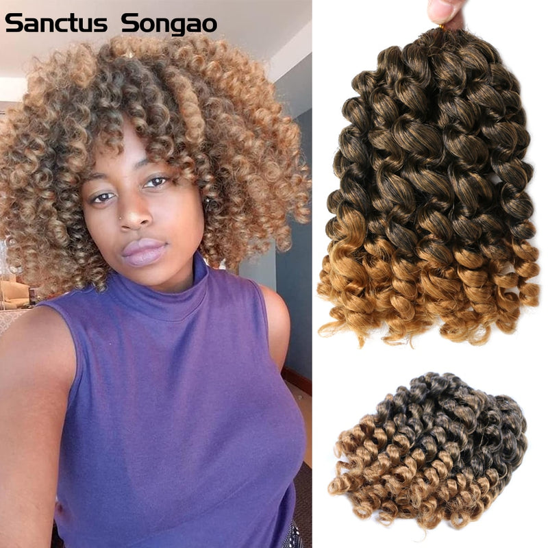 10 Inch Curl Synthetic Crochet Braids