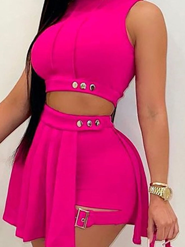 Shorts Skirt Two Piece Set Women